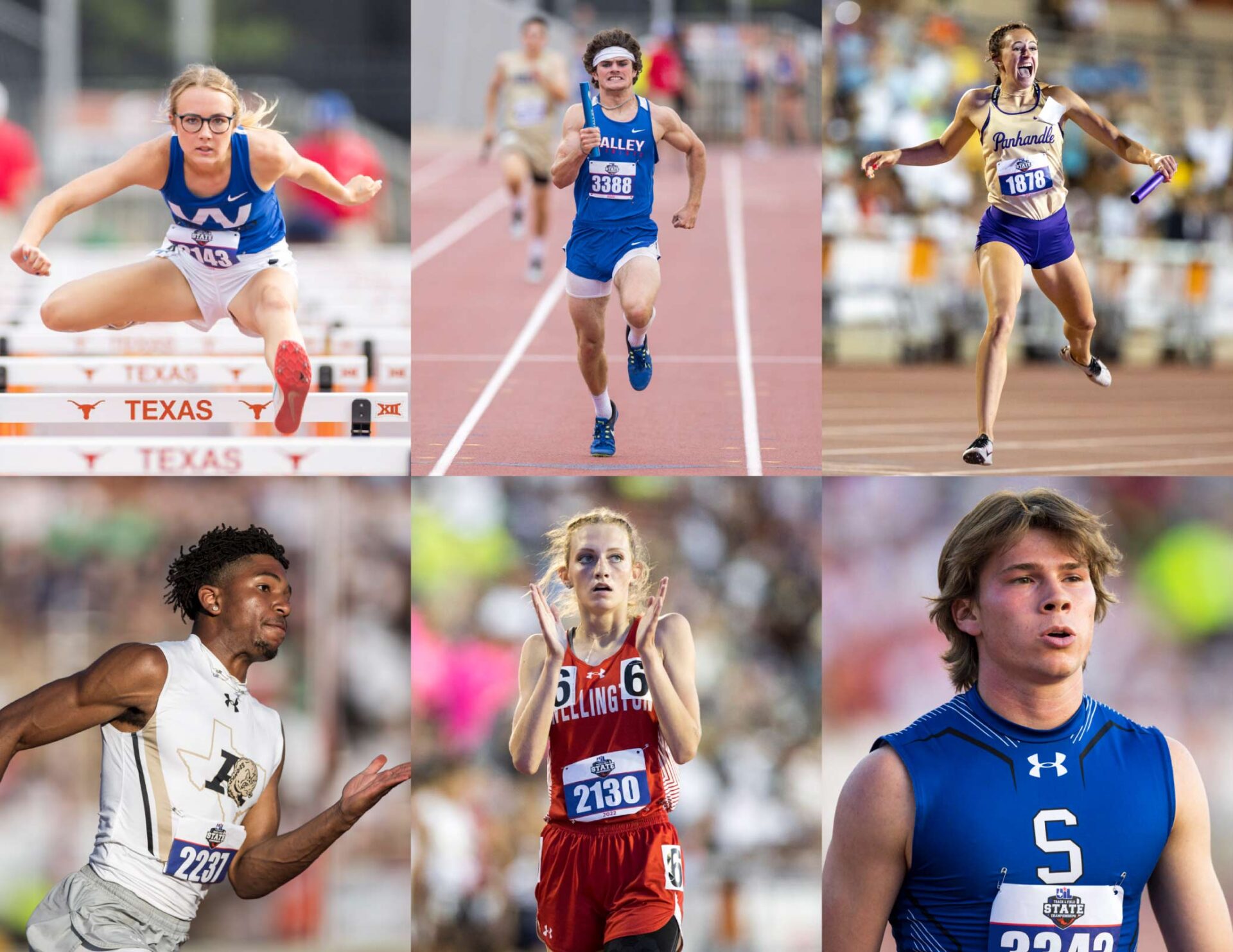2022 UIL State Track Photos Texas Panhandle Athletes Class 5A, 4A, 3A