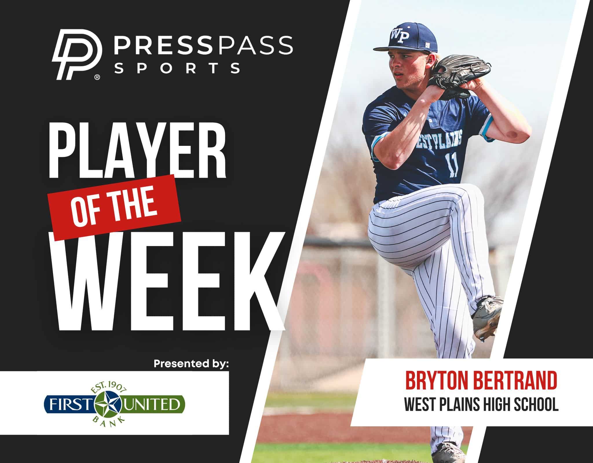 2023 Athlete of the Week 53 | Press Pass Sports Boys Athlete of the Week – Bryton Bertrand, West Plains