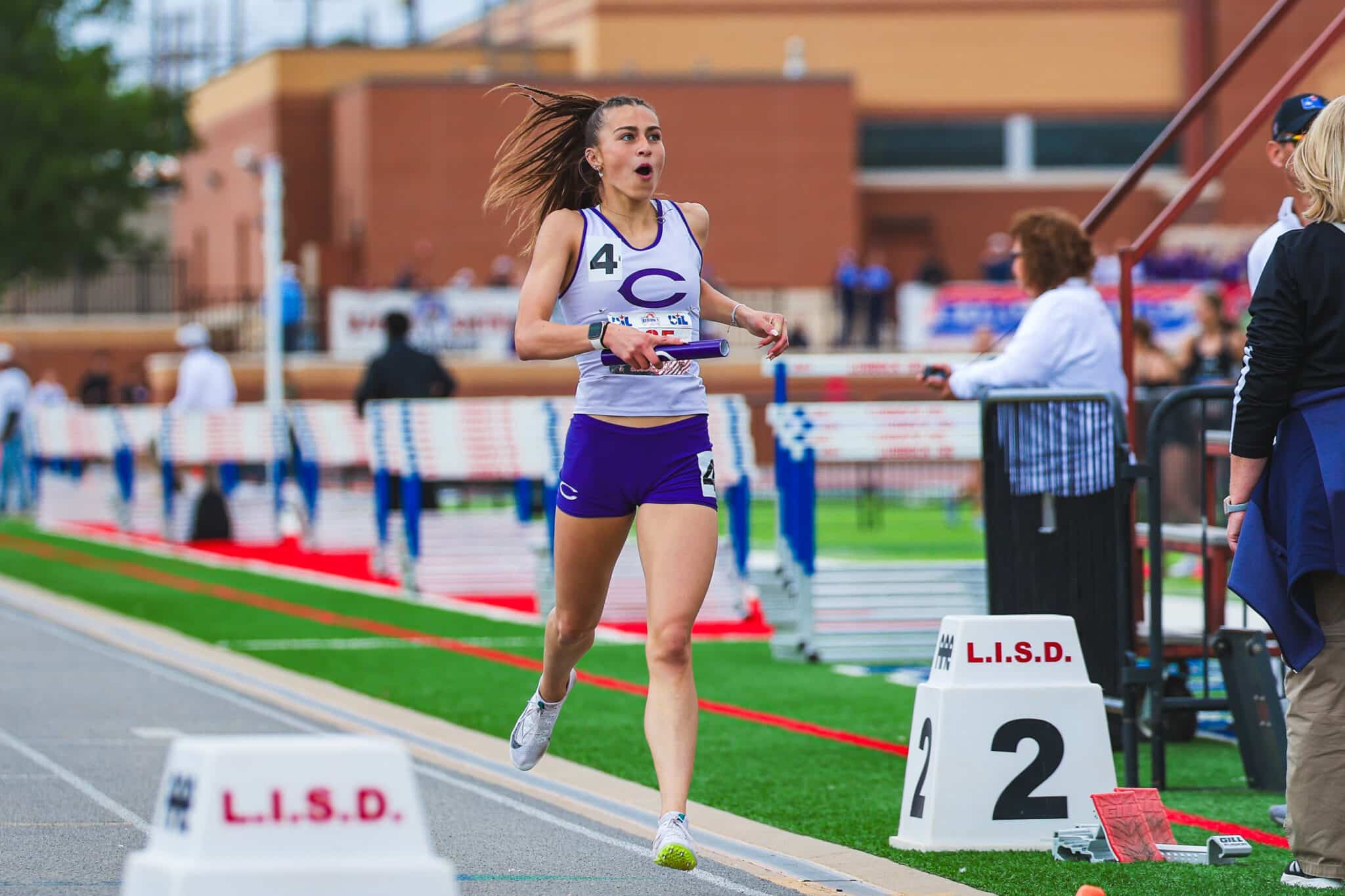 100A2881 | Press Pass Sports Conquering Canyon- Addyson Bristow sets three meet records, Canyon boys win first UIL Region I-4A team title