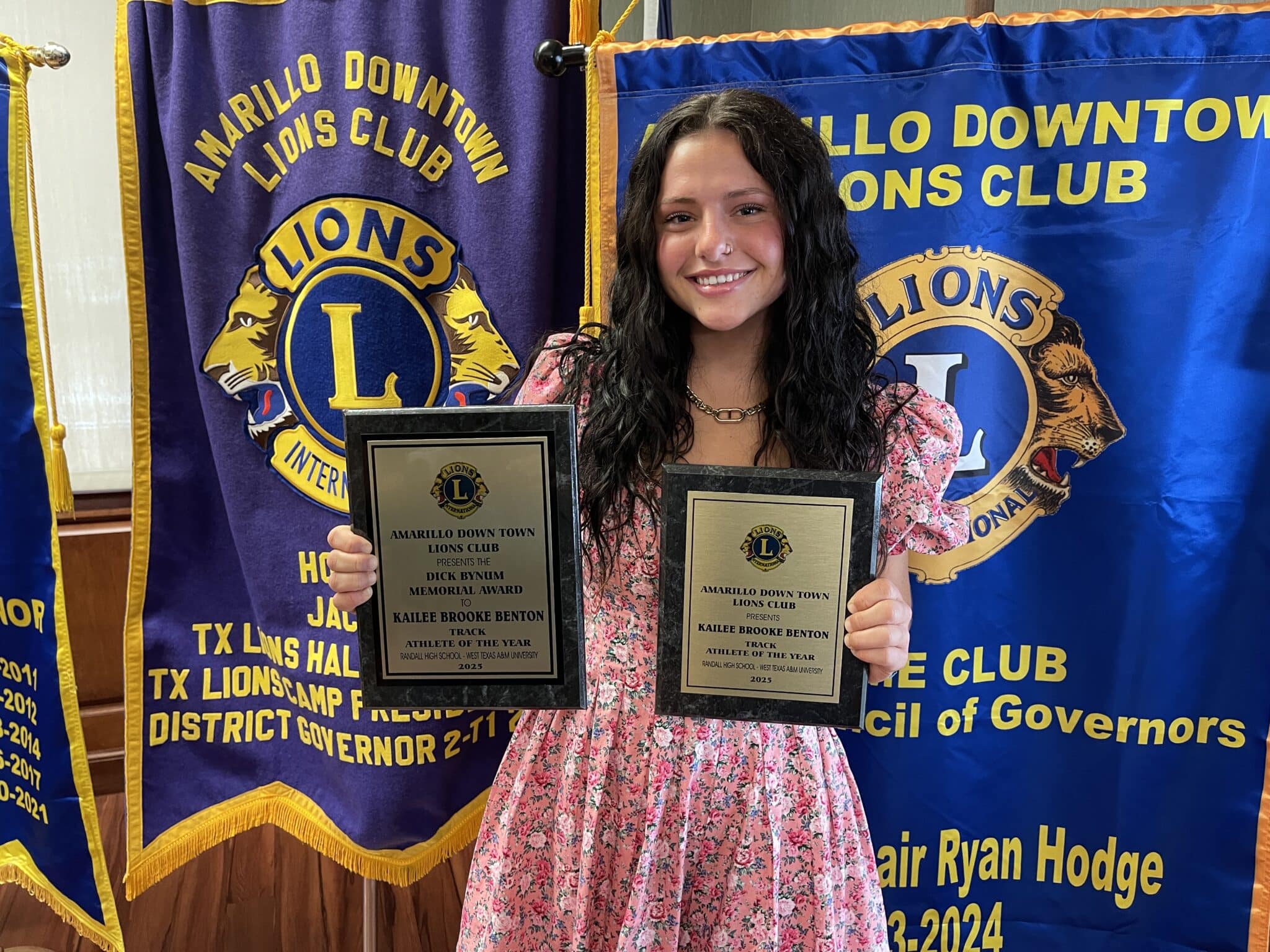 Kailee Benton wins 18th Dick Bynum Award