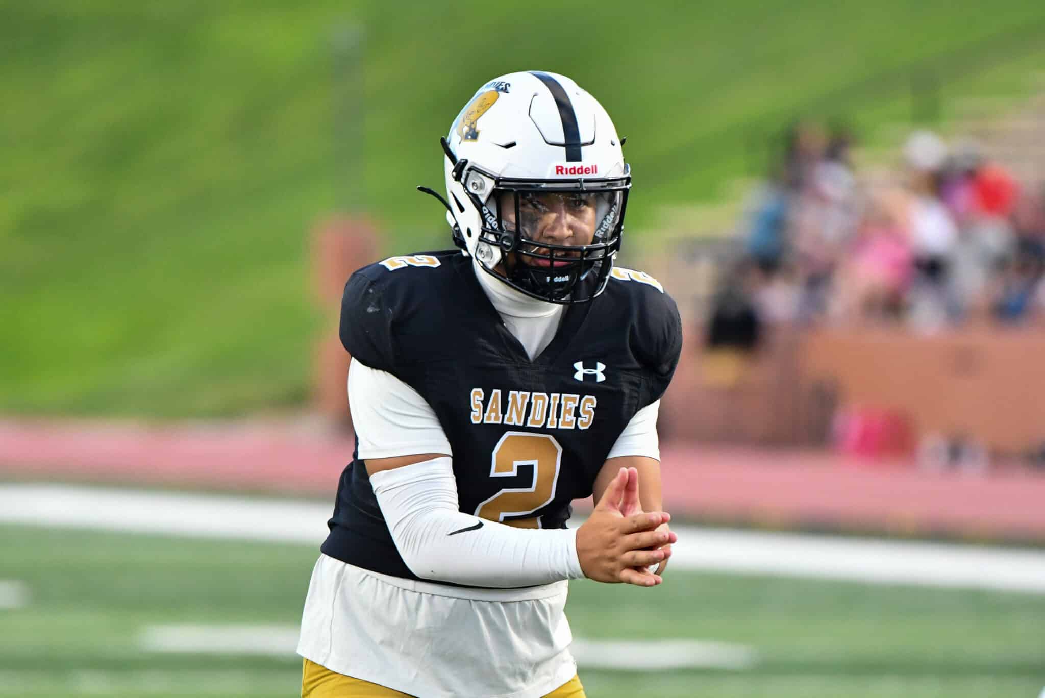 Without help, Amarillo High quarterback Jett Lopez knows his name wouldn’t be signed in the Sandie history books  