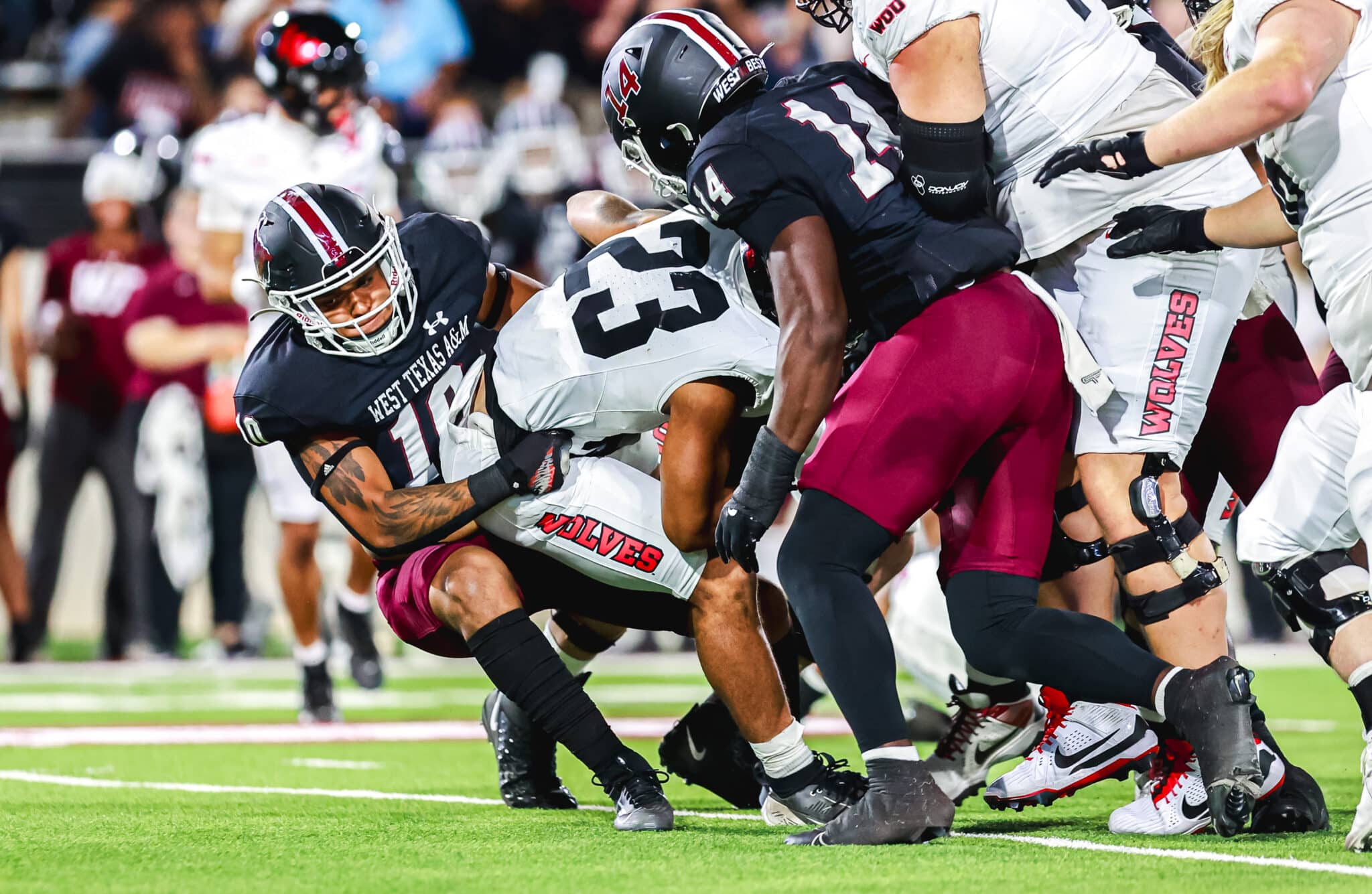 West Texas A&M dominates both sides of the ball in home win against Western Oregon