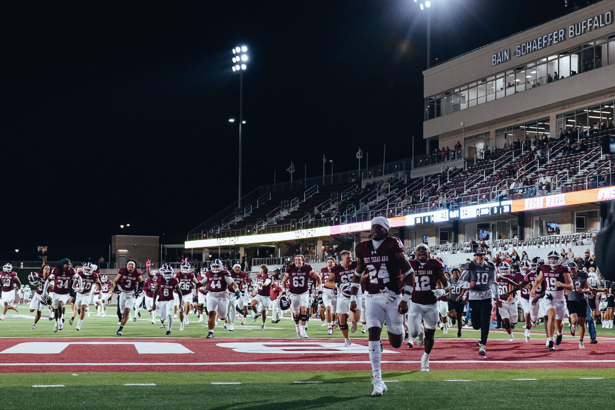 West Texas A&M’s swift start, aggressive defense bottles up Eastern New Mexico, keeps Wagon Wheel in Canyon