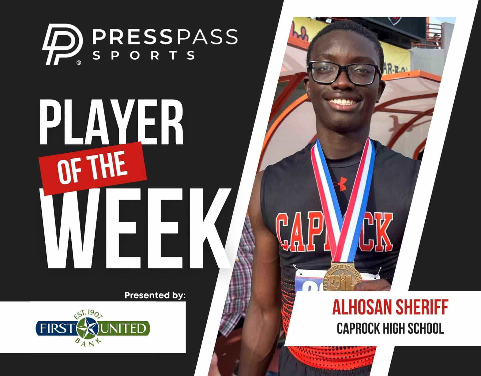 Boys Athlete of the Week – Alhosan Sheriff, Caprock | Press Pass Sports